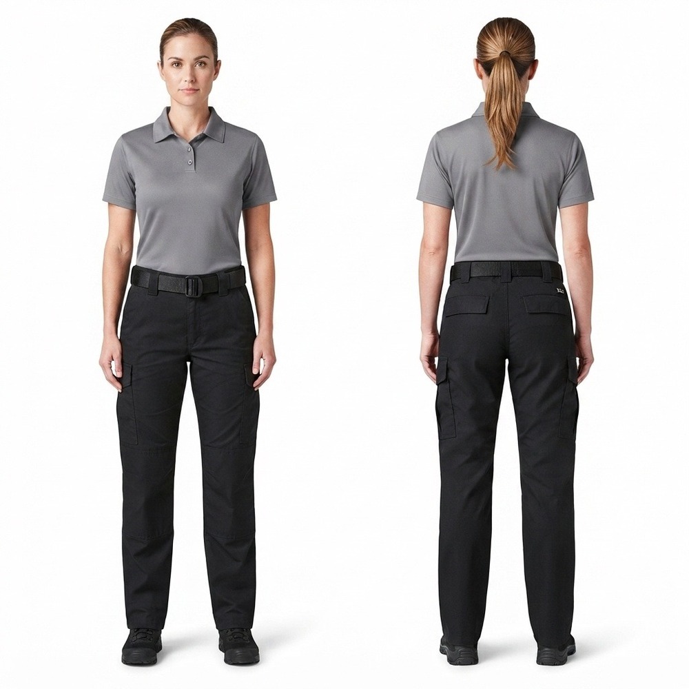 5.11 Tactical Series Pants Womens 10 Black Cargo Ripstop Regular TDU Utility